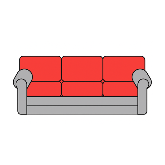 ערכה משולשת (3 מושב + 3 גב)