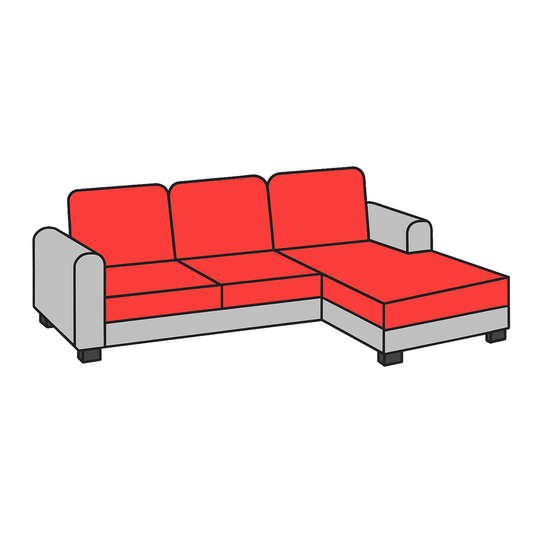 ערכה מעורב ( 3 גב + 2 מושב + 1 שזלונג)